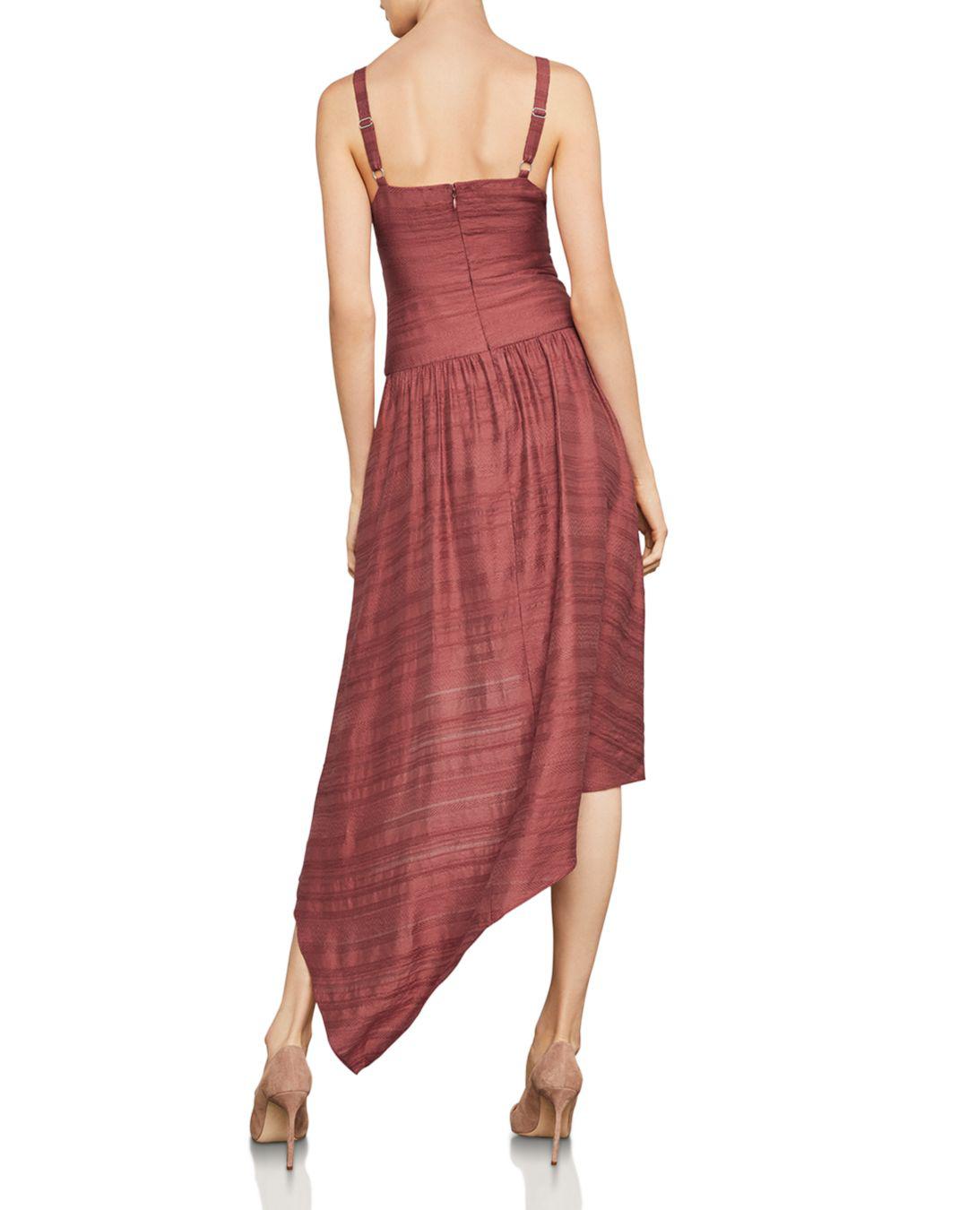 bcbg asymmetrical dress