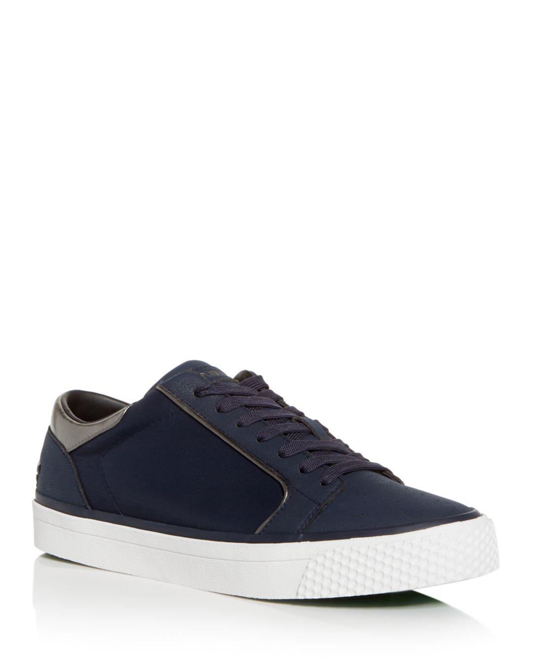 Armani Leather Men's Low - Top Sneakers 