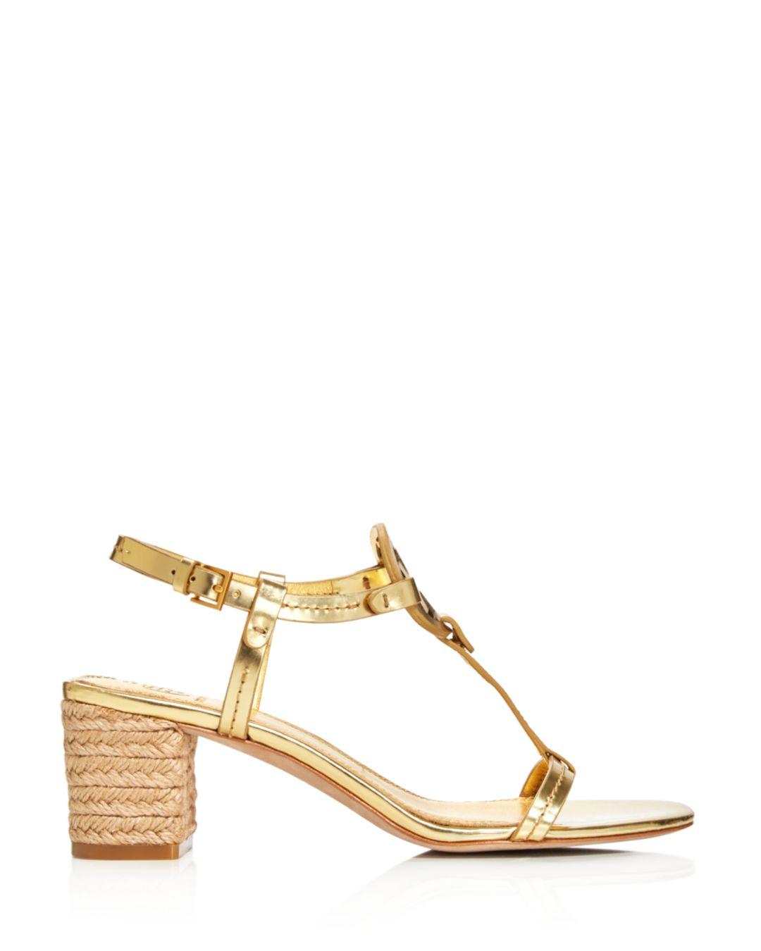 t strap block heel