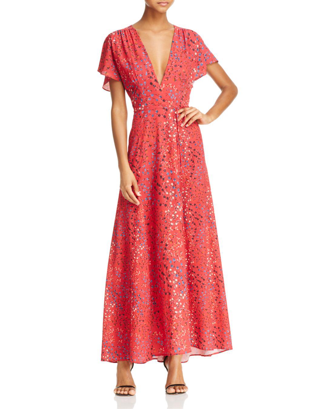 french connection falaise fleur maxi dress