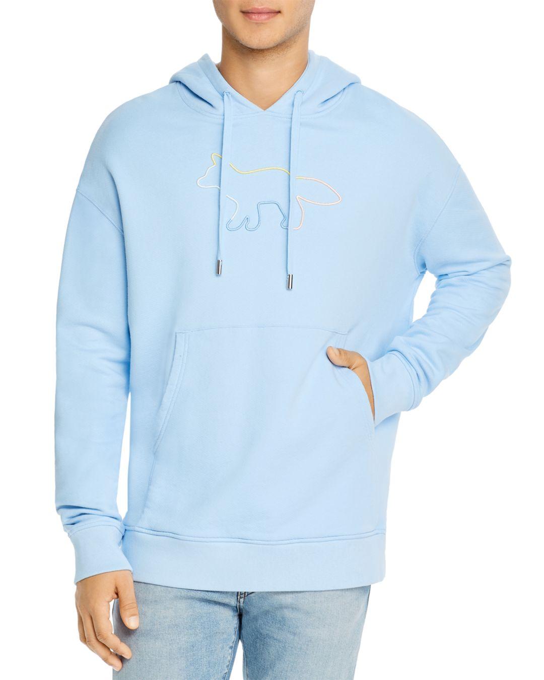 Maison kitsune rainbow fox hoodie Clearance