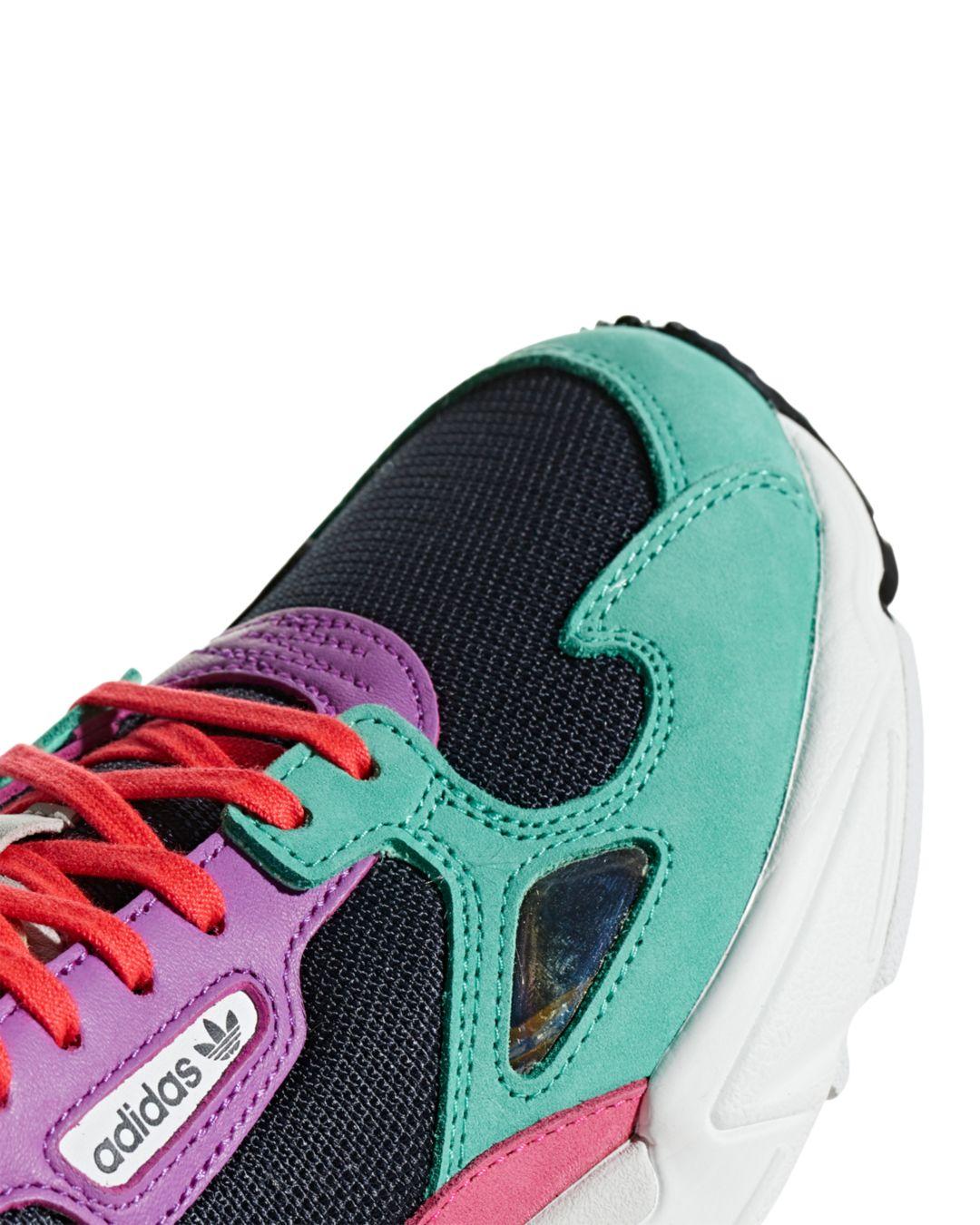 adidas falcon black multicolor