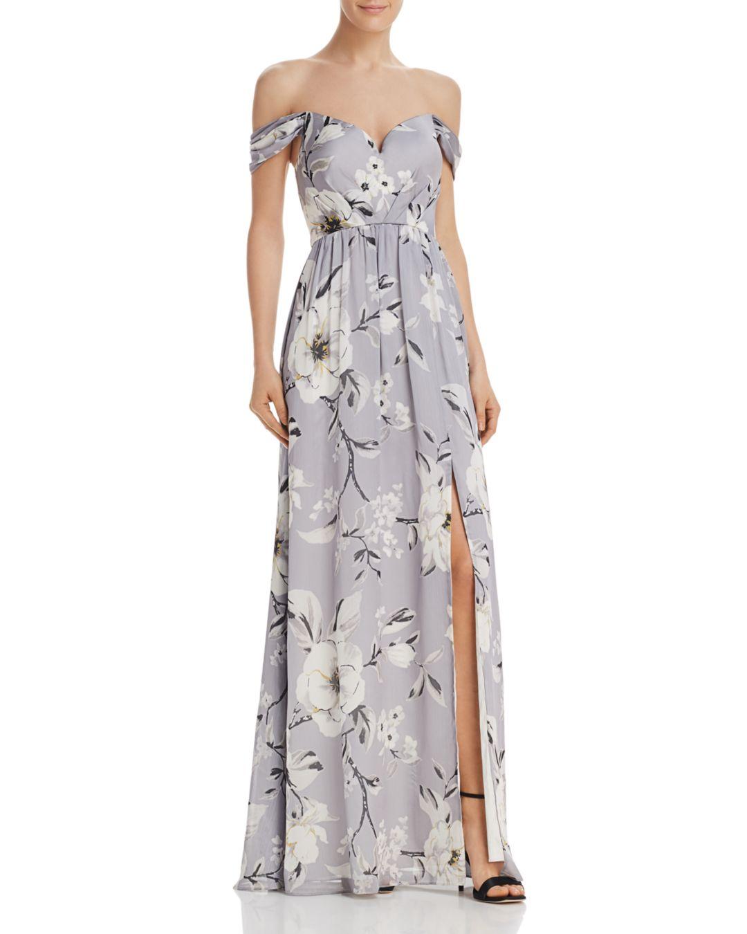 bariano one shoulder dress