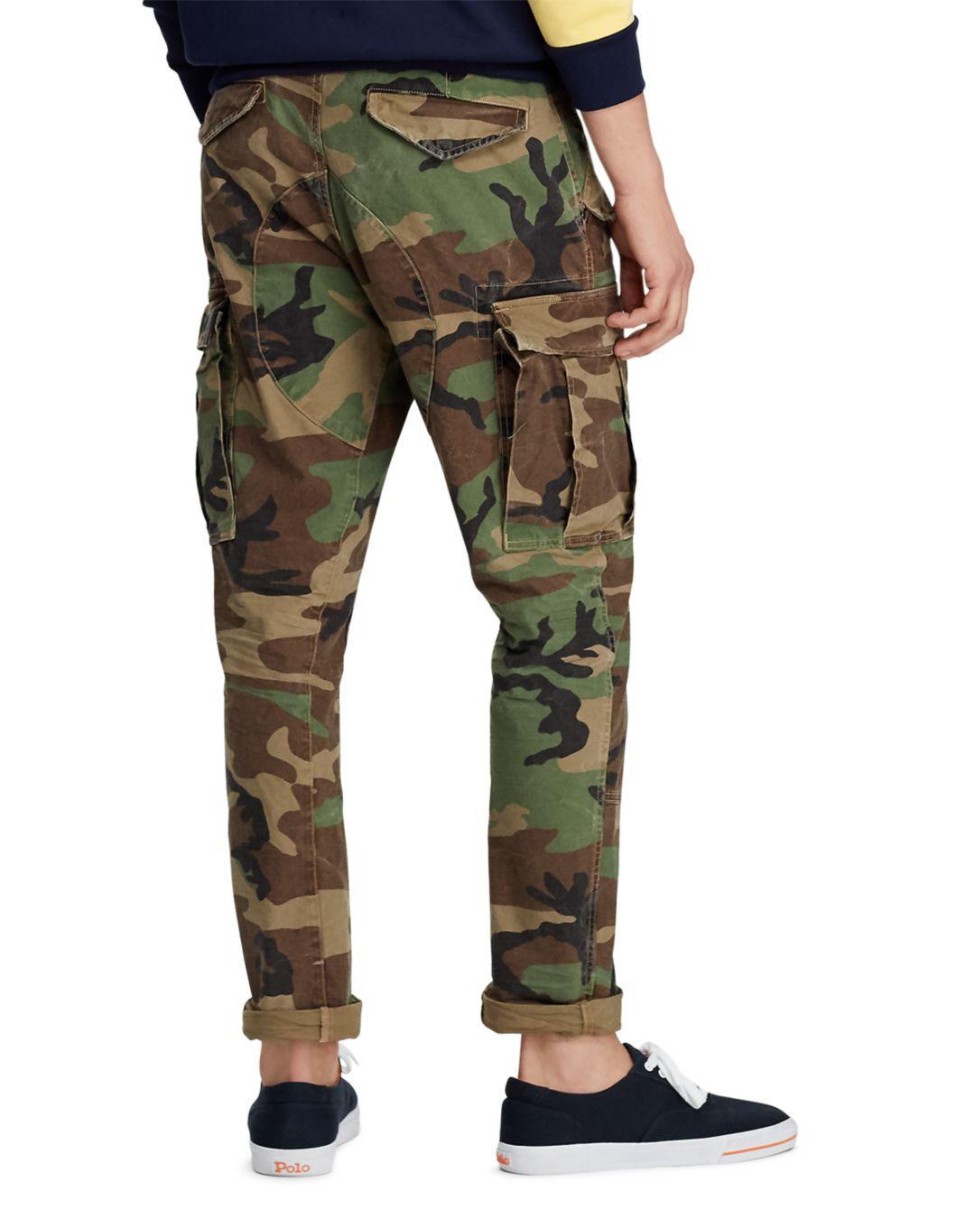 Incident, evenement Gangster Ijdelheid Polo Ralph Lauren Men's Slim-fit Camo Cargo Pants in Green for Men | Lyst