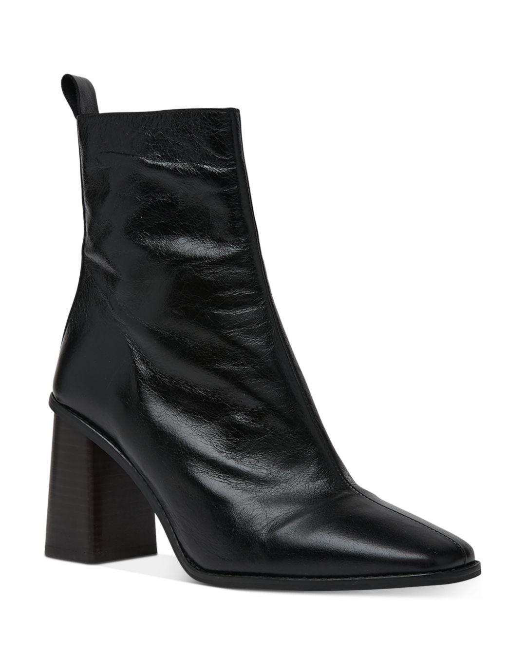whistles black ankle boots
