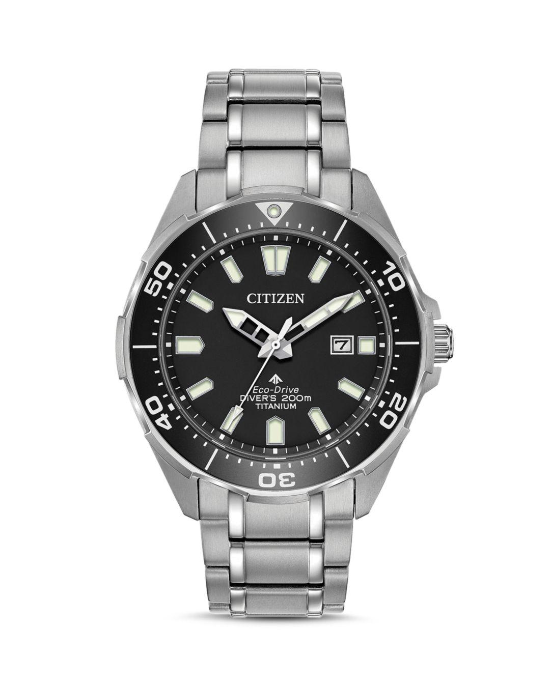 citizen eco drive titanium diver