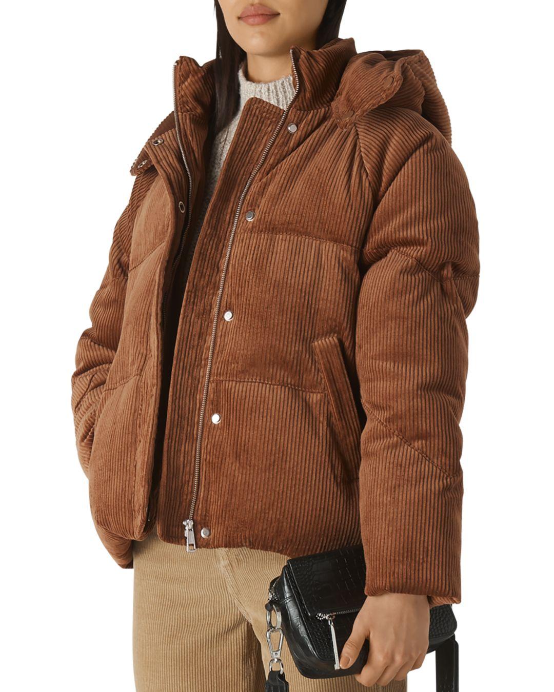 whistles hooded long puffer jacket