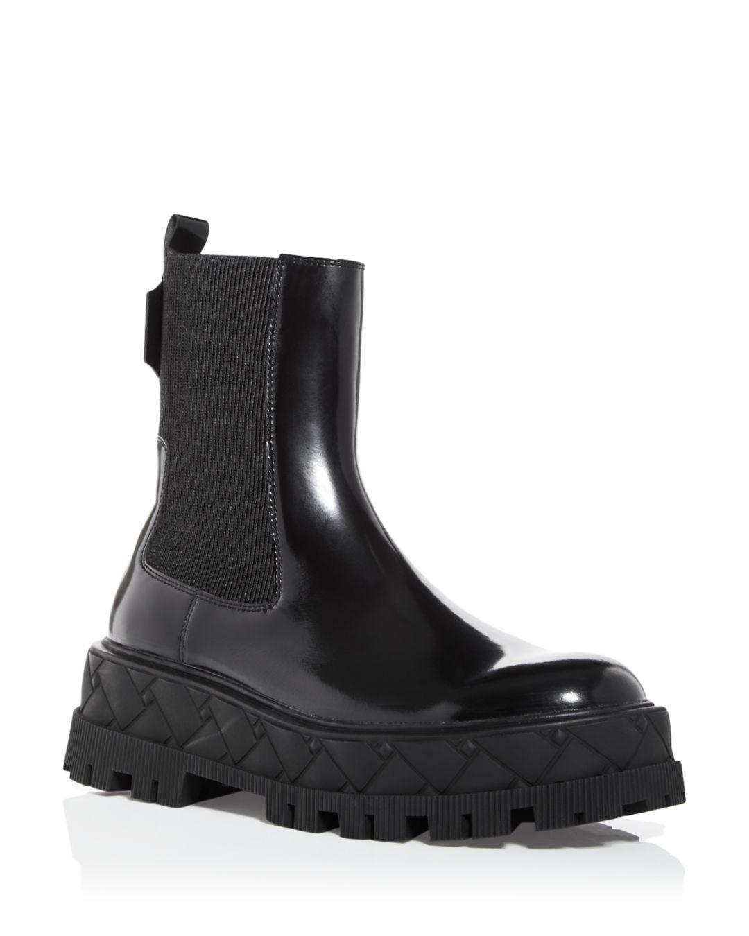 Kurt Geiger Platform Chelsea Boots in Black for Men Lyst