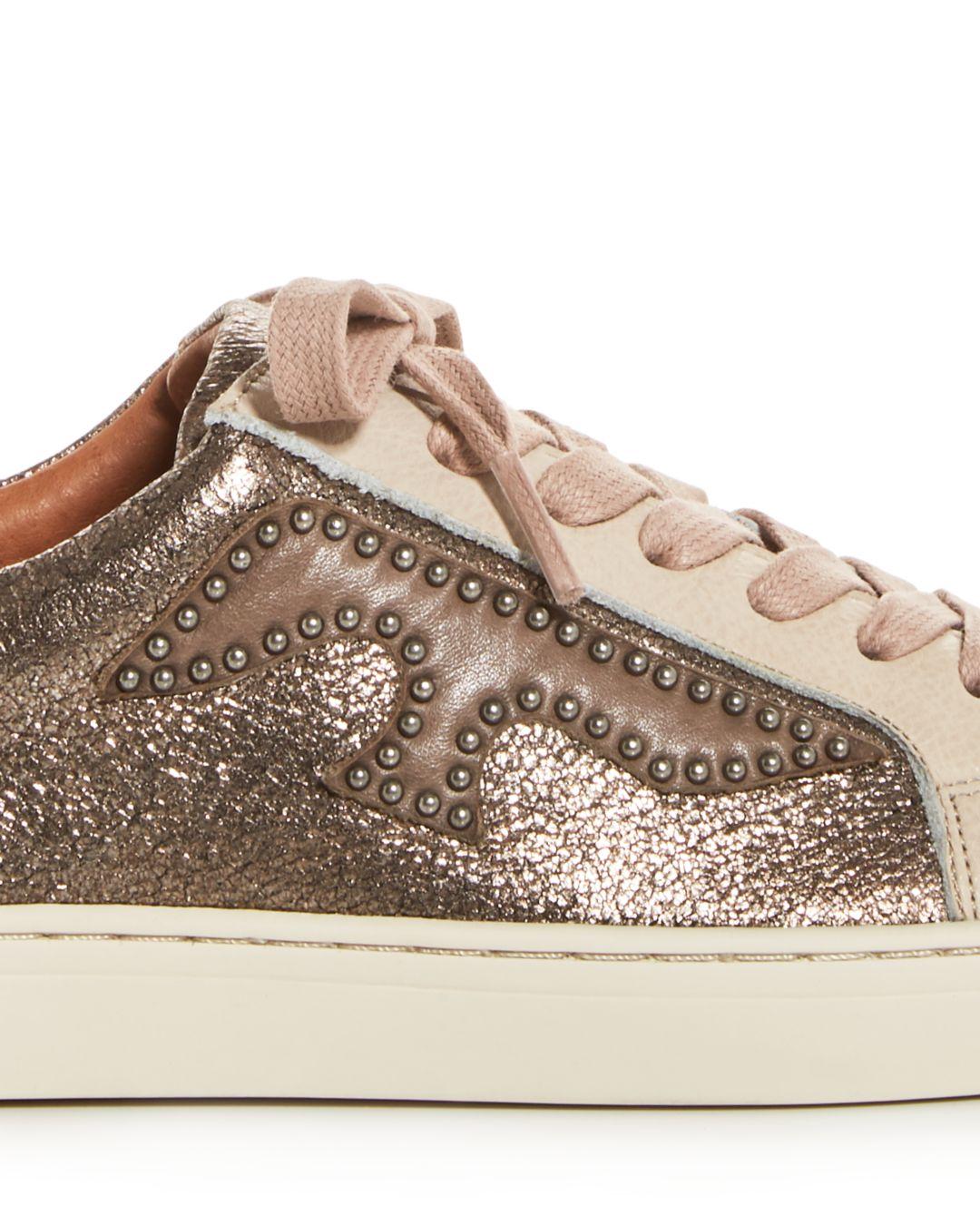frye ivy logo patch sneakers