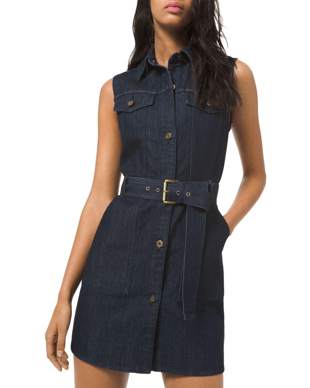MICHAEL Michael Kors Denim Belted Mini 