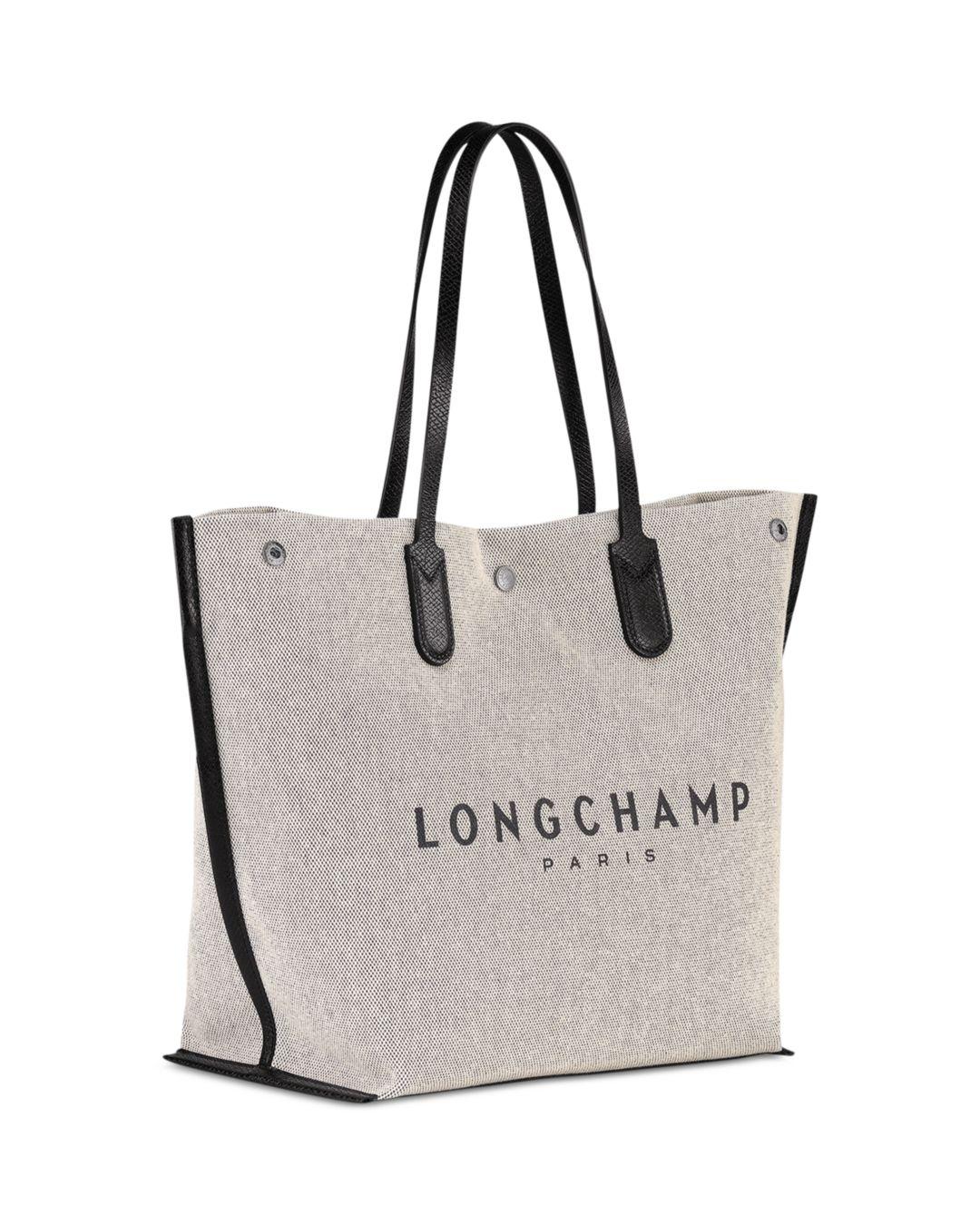 Longchamp Essential Toile Large Canvas Tote | Lyst 