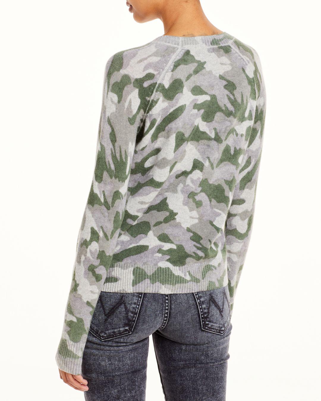 camo cashmere sweater