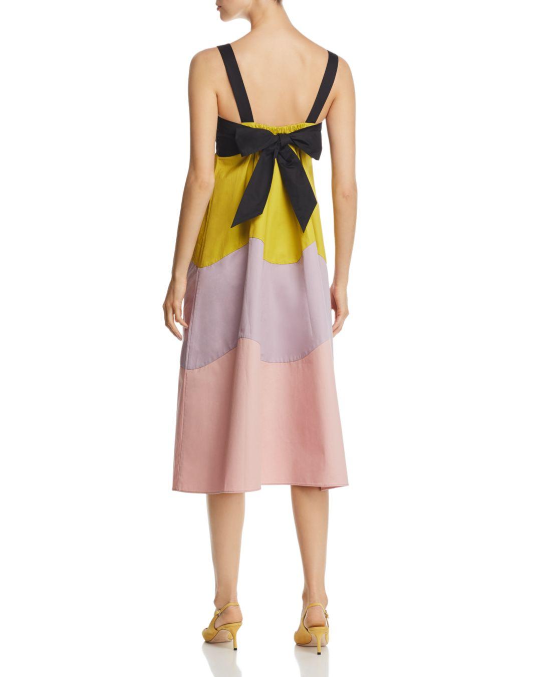 Kate Spade Scalloped Color - Block Dress | Lyst