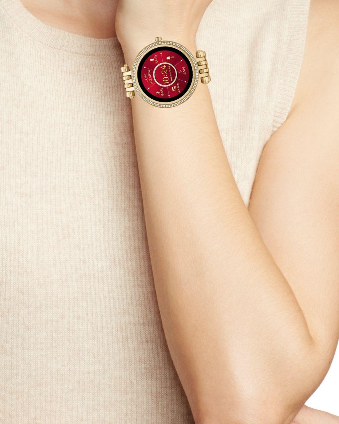 Michael Kors Gen 5e Darci Pavé Gold 