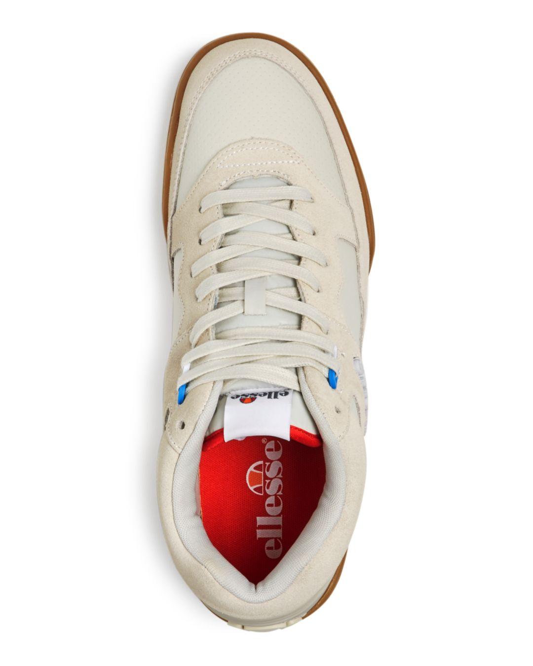 Ellesse Leather Men's Piazza Low - Top Sneakers in Beige (Natural) for ...