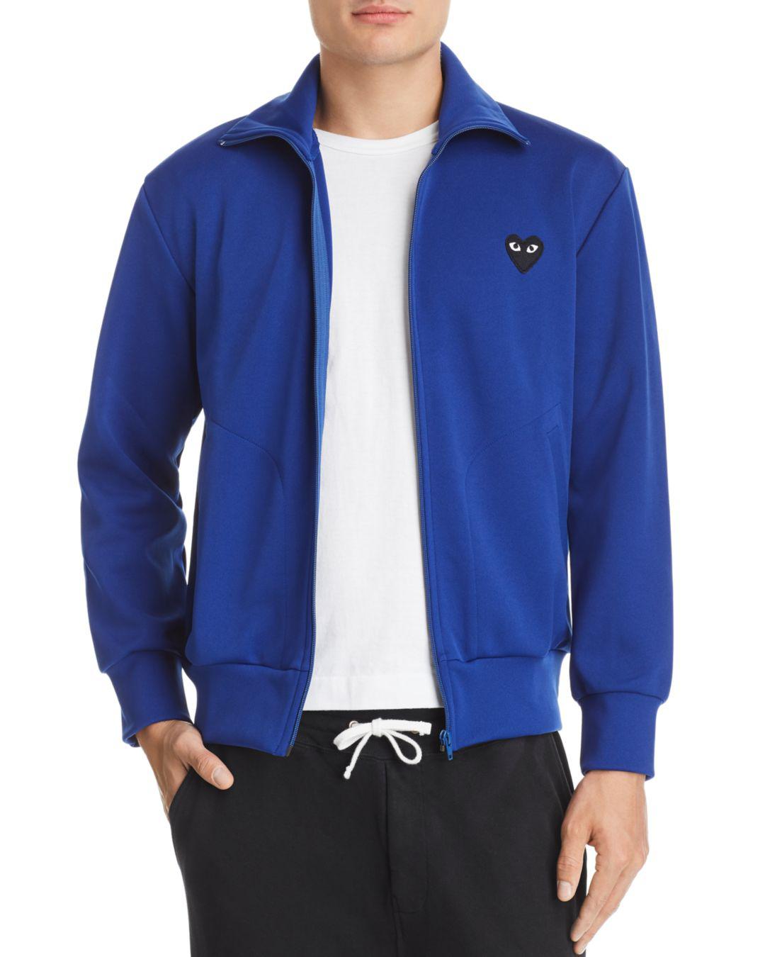 Blue track jacket