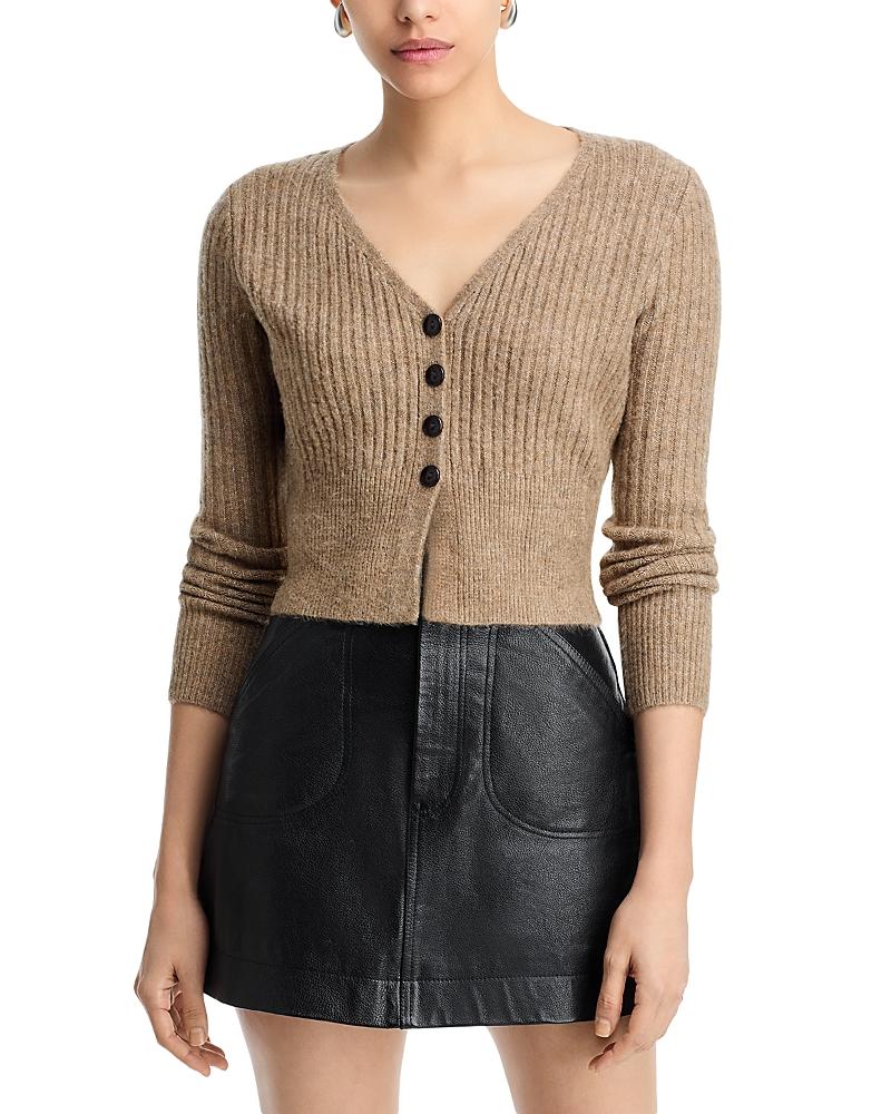 Lucy Paris Lionel V Neck Cardigan Sweater in Black Lyst Canada