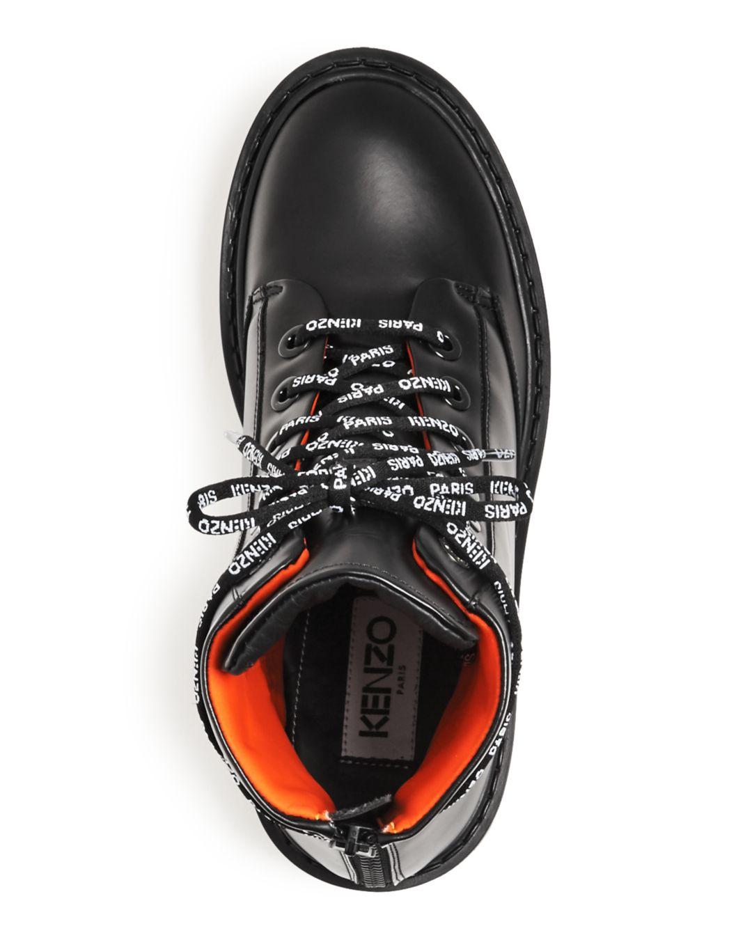 kenzo combat boots