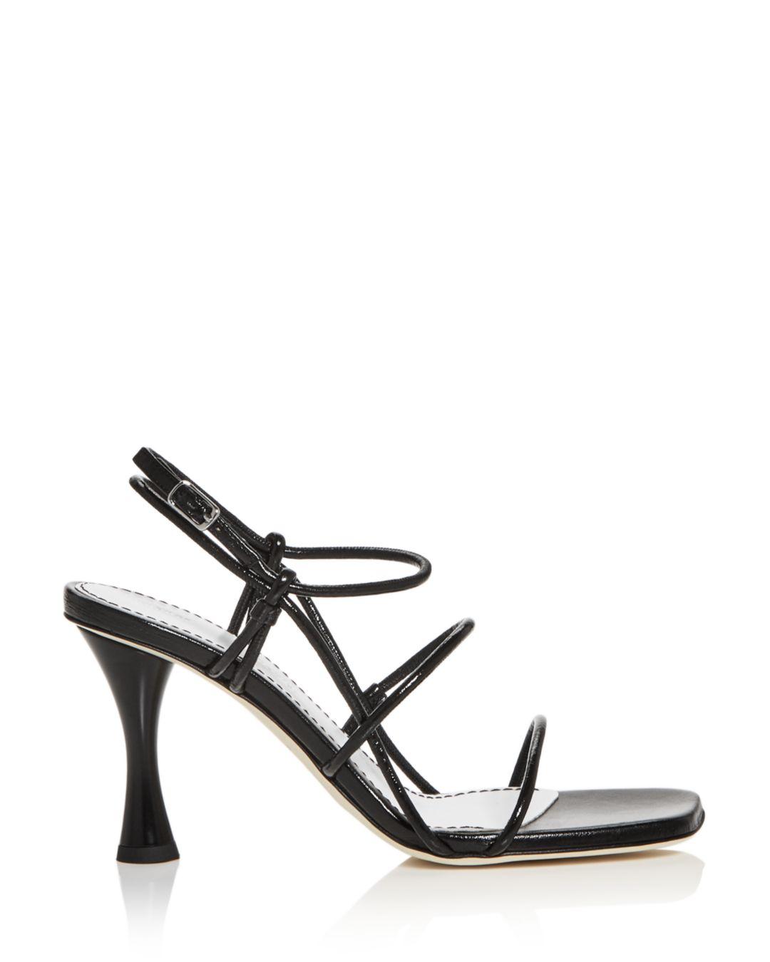 Proenza Schouler Leather Strappy Sandals in Nero (Black) - Save 52% - Lyst