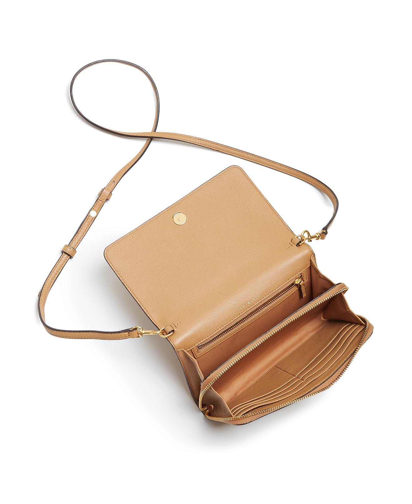 mcgraw flat leather wallet crossbody