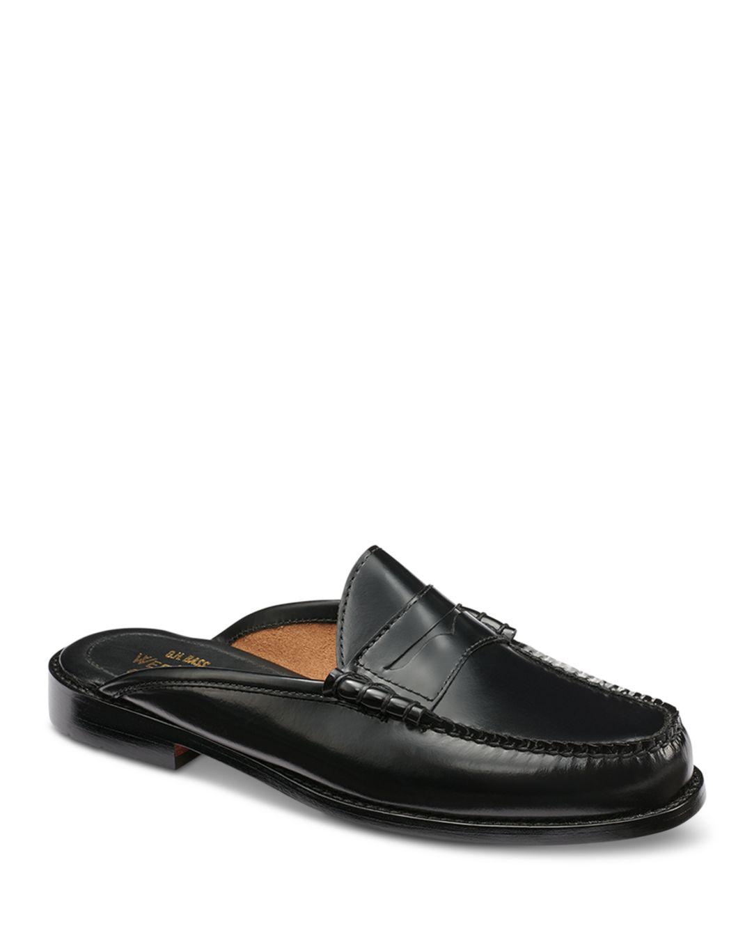 G.H. Bass & Co. Winston Slip On Mule Weejuns in Black for Men Lyst