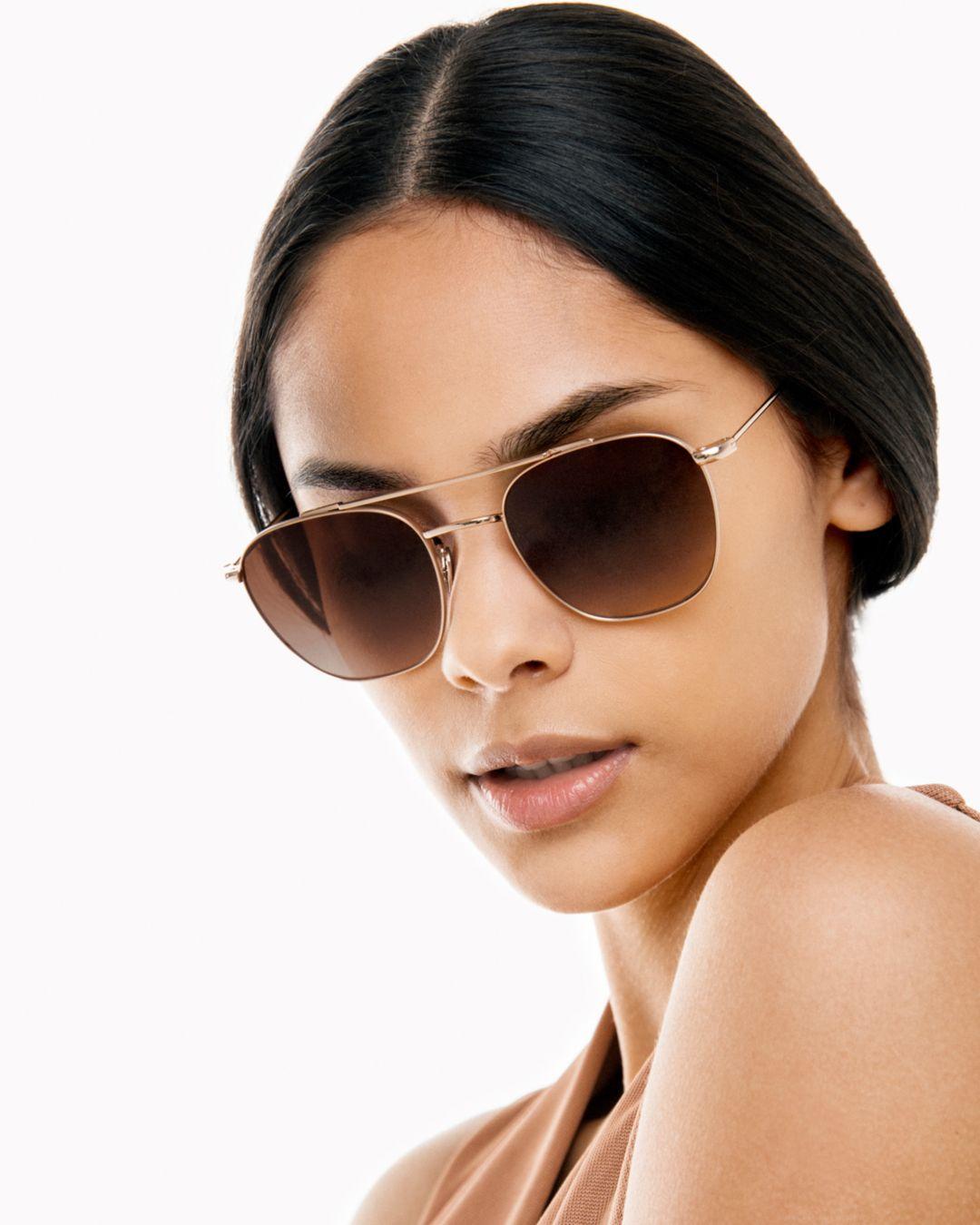 Krewe Women's Earhart Gradient Aviator Sunglasses Lyst