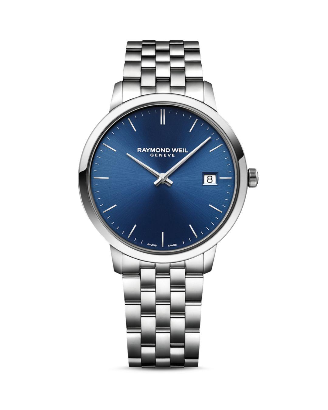 Raymond Weil Toccata Watch in Blue/Silver (Blue) for Men - Save 
