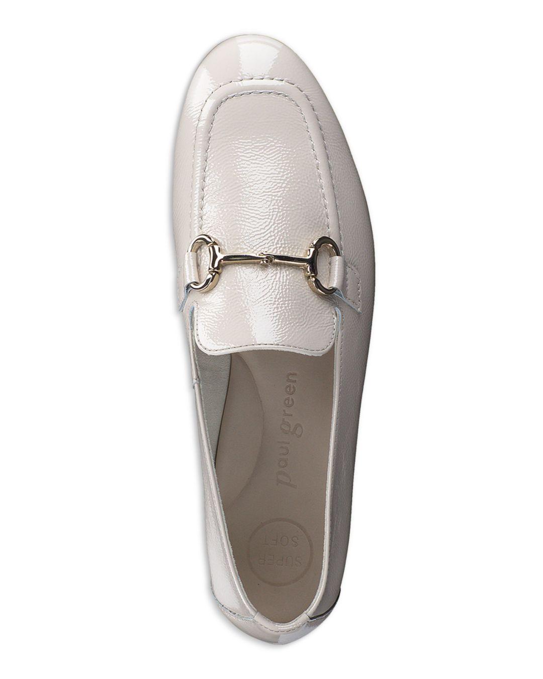 Paul Green Daphne Apron Toe Loafers in Gray | Lyst
