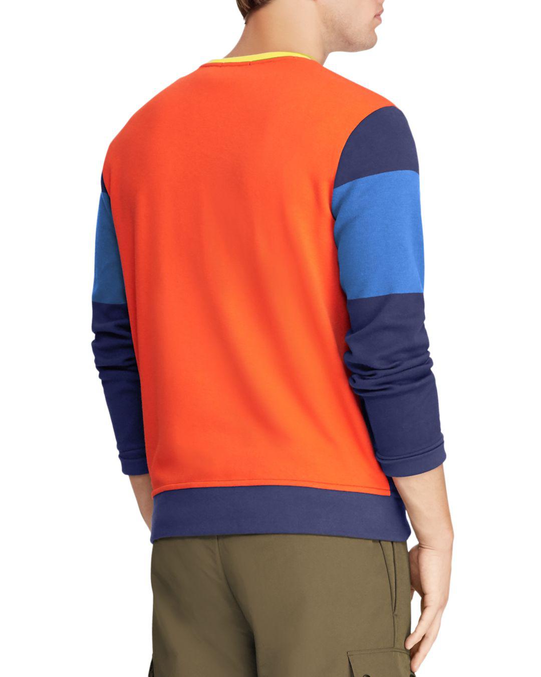 polo hi tech double knit sweatshirt