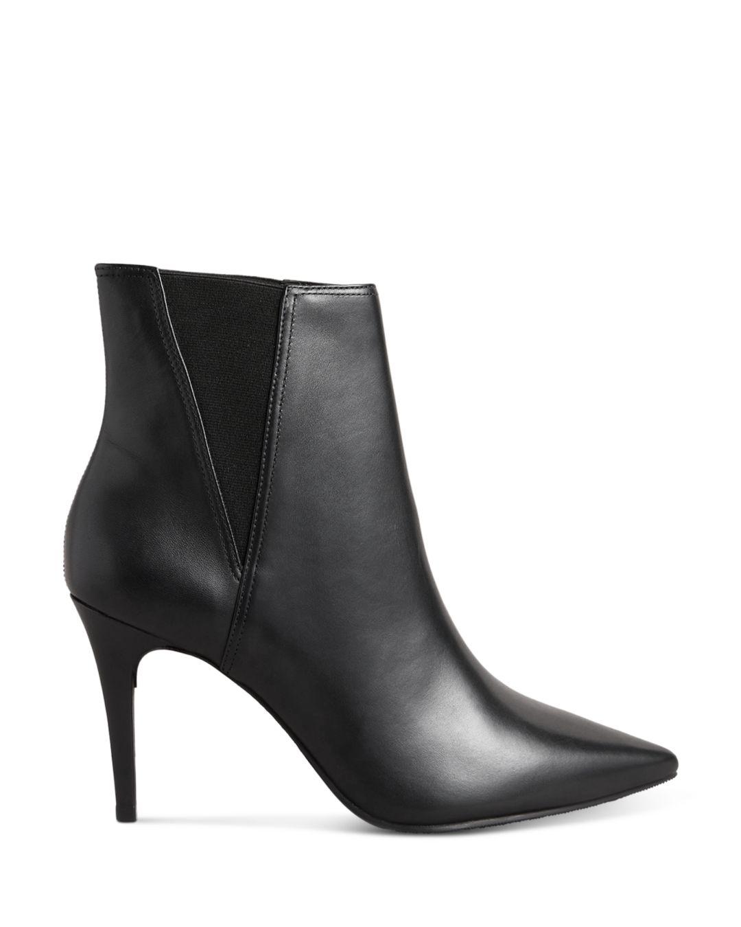Ted Baker Maaryal Pull On Pointed Toe Stiletto Ankle Boots in Black | Lyst