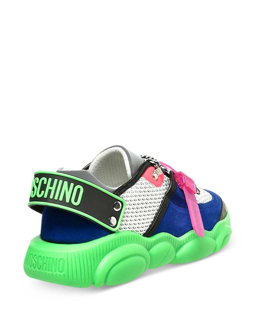 moschino fluo sneakers