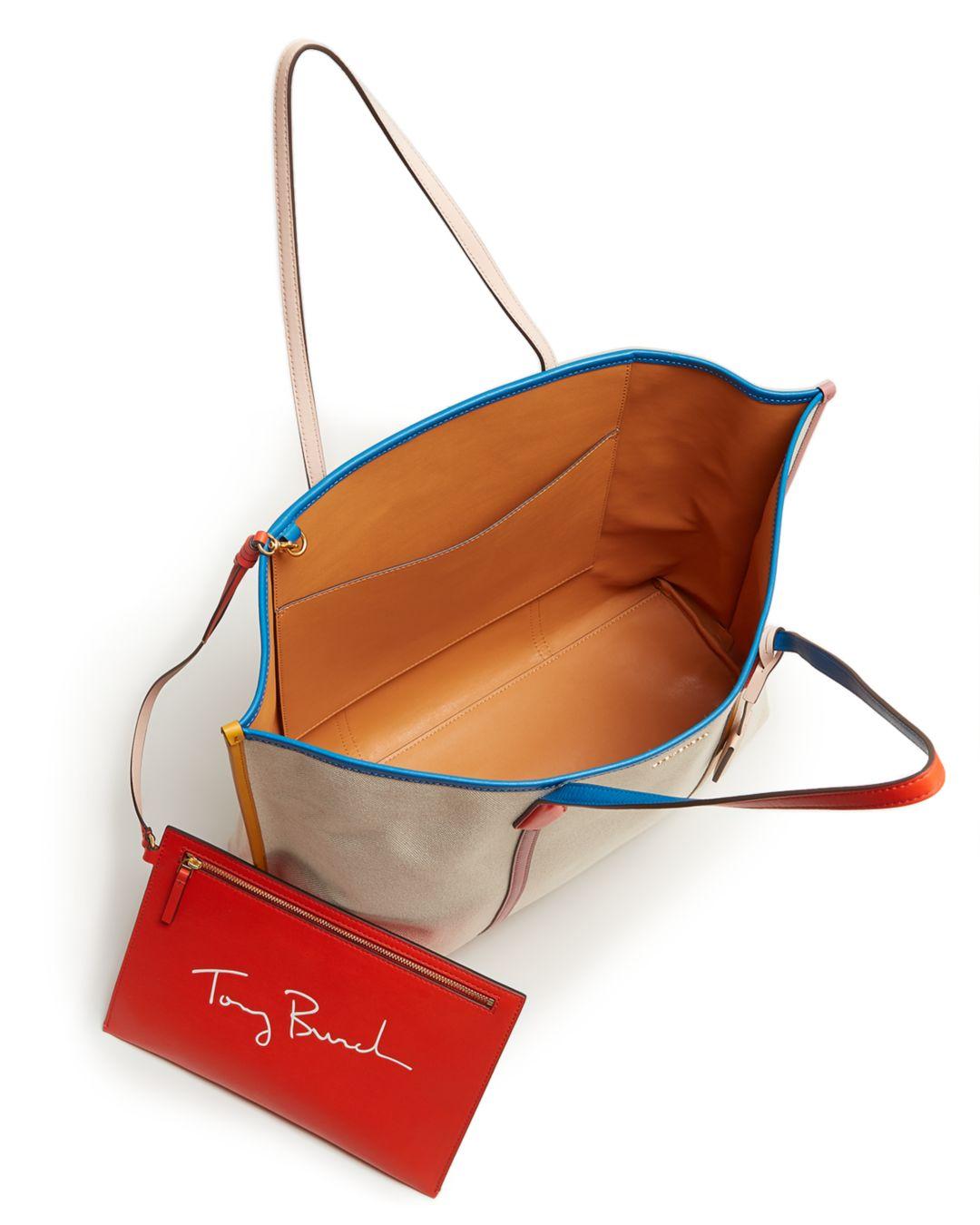 tory burch perry canvas oversized tote