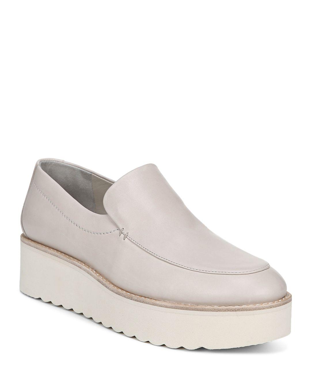 vince white slip on sneakers