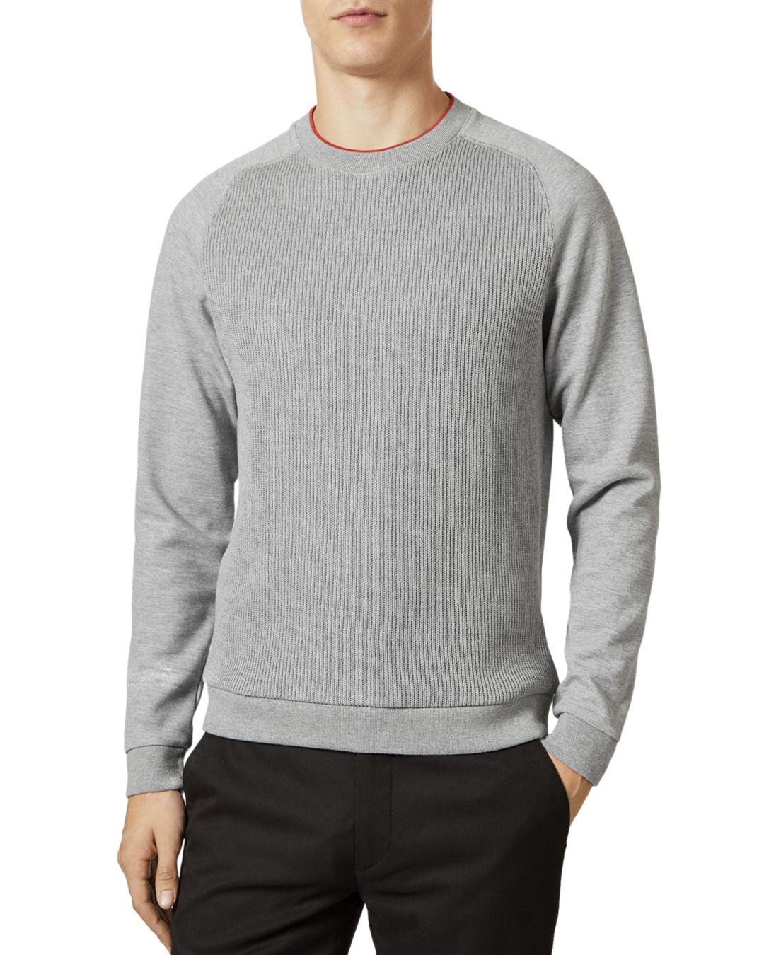 Ted Baker Pied Sweat Top in Black
