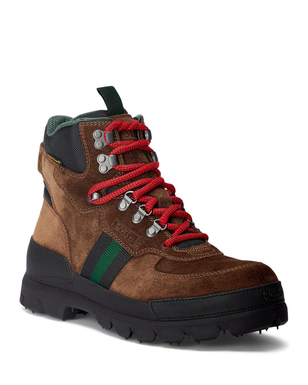 polo boots red