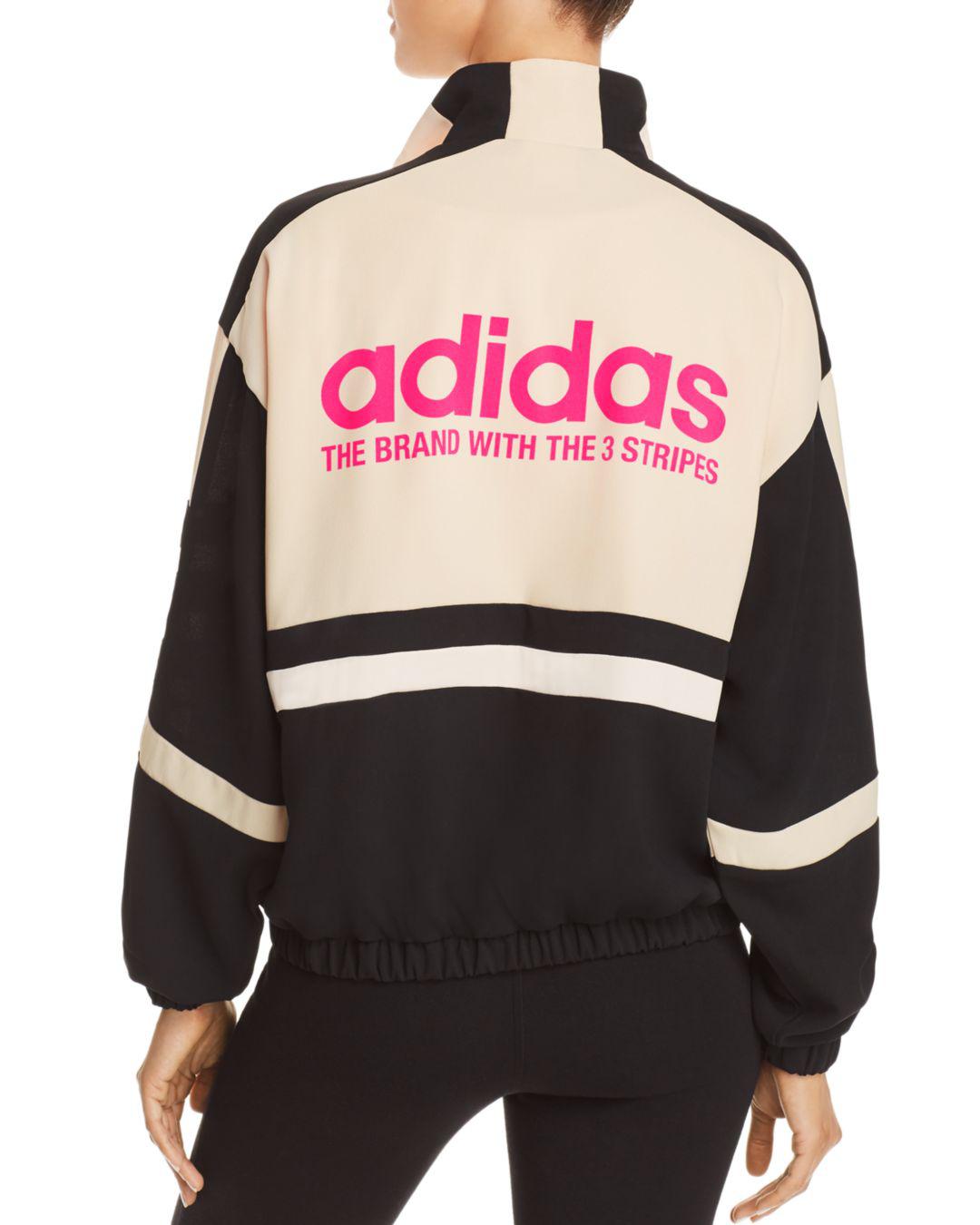 adidas block track jacket