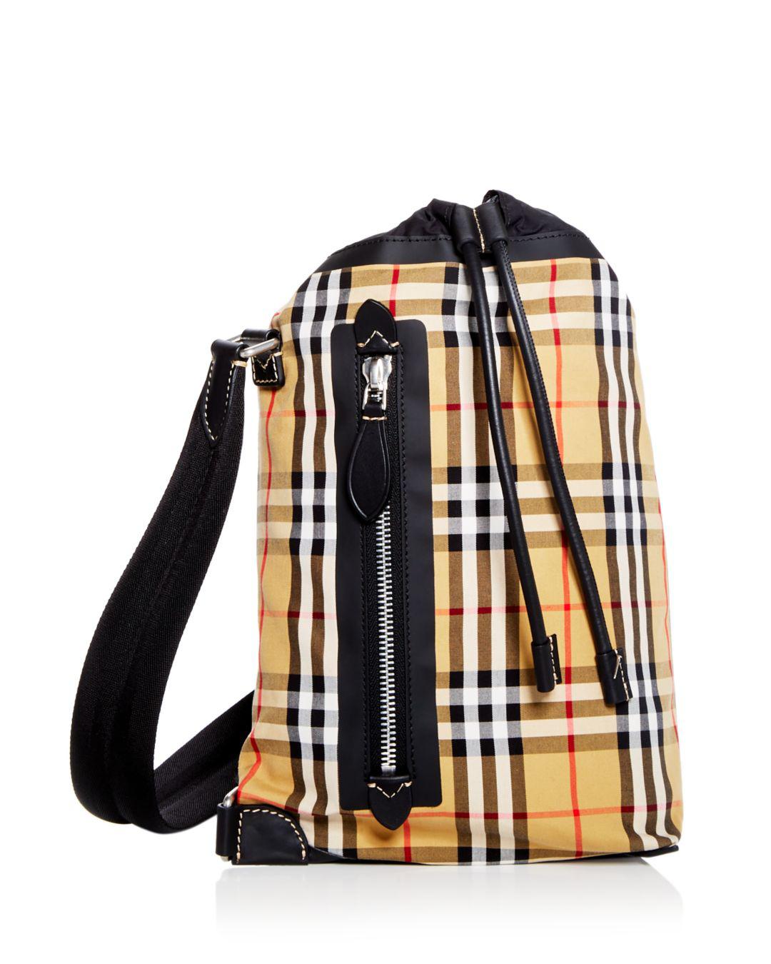 vintage burberry duffle bag