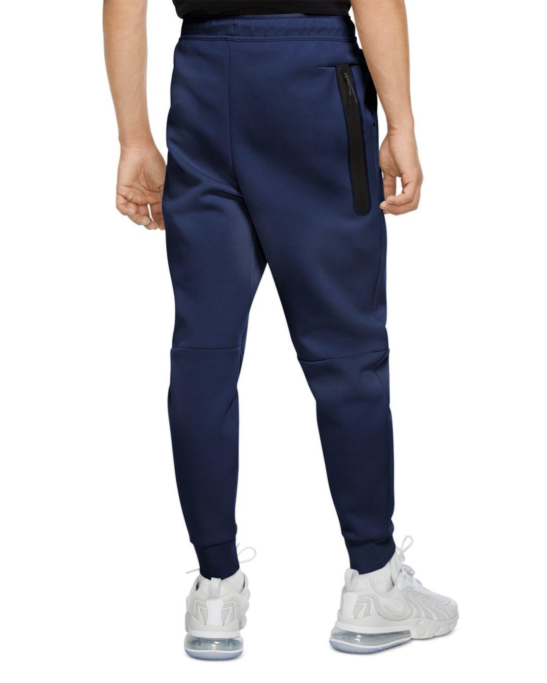Nike Sportswear Slim Fit Tech Fleece Jogger Pants in Midnight Navy ...