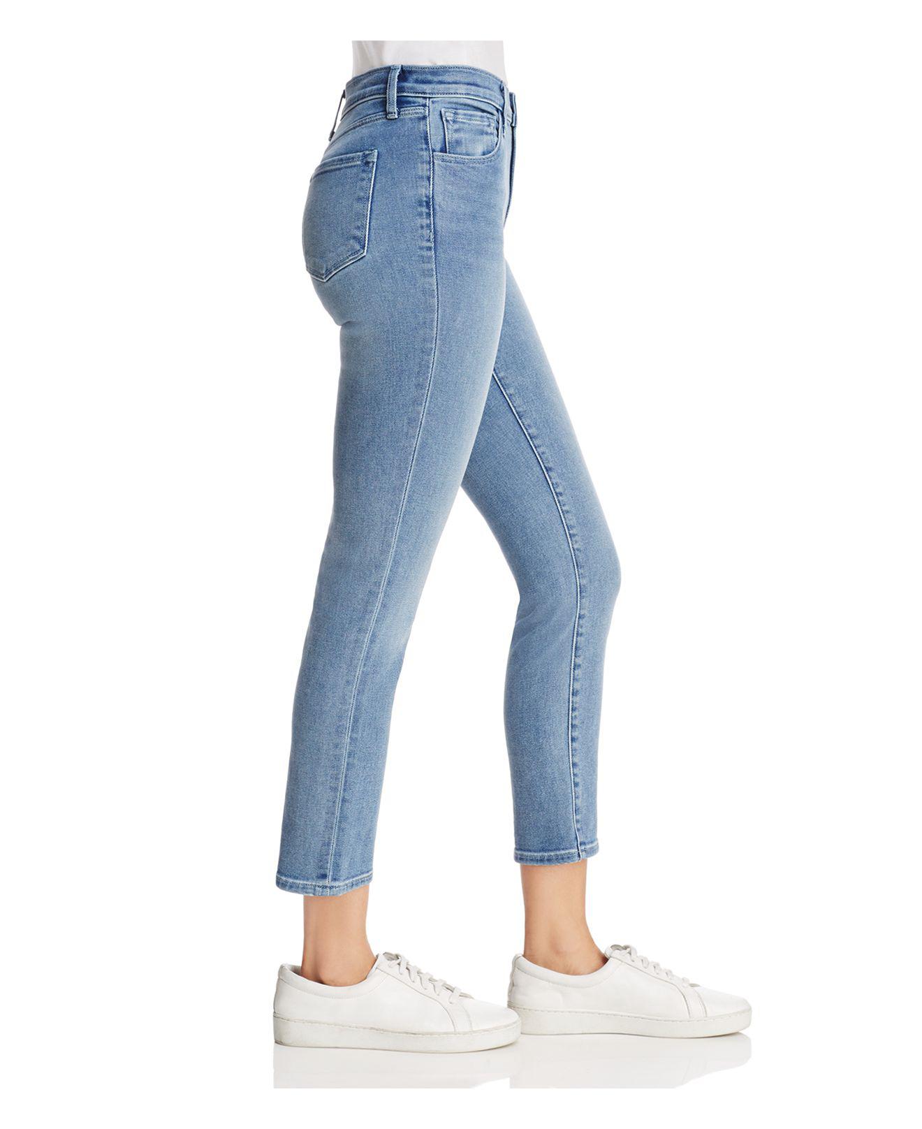 J Brand Denim Ruby High-rise Cropped Jeans In Utopia in Blue - Lyst