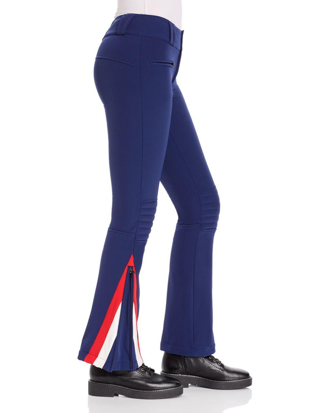 Perfect Moment Synthetic Chevron Flare Ski Pants in Navy (Blue) - Lyst