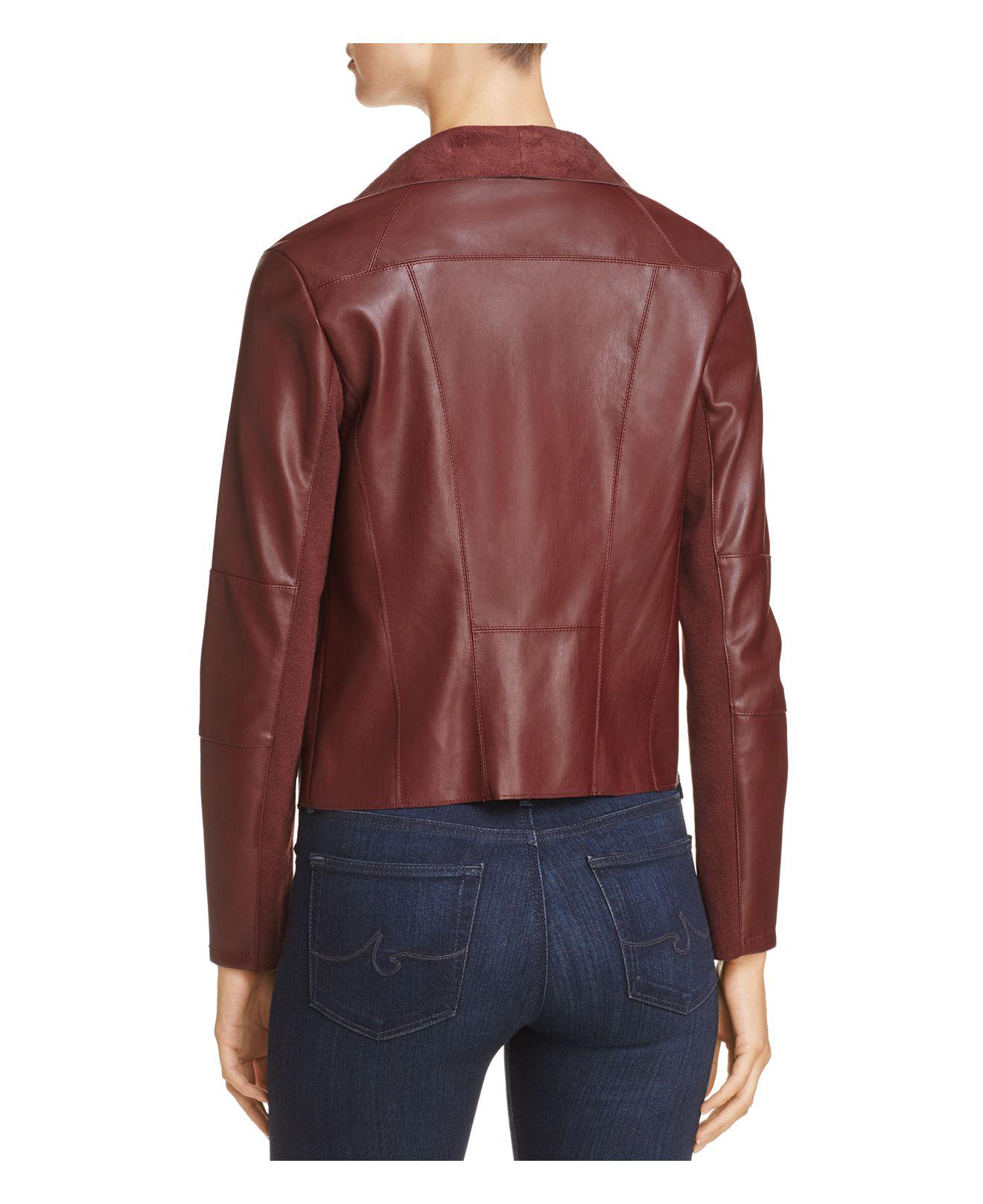 bagatelle red leather jacket