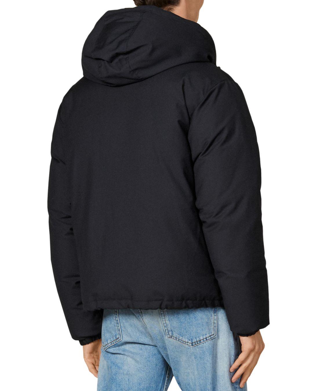 Synthetic Hooded Down Puffer Jacket 