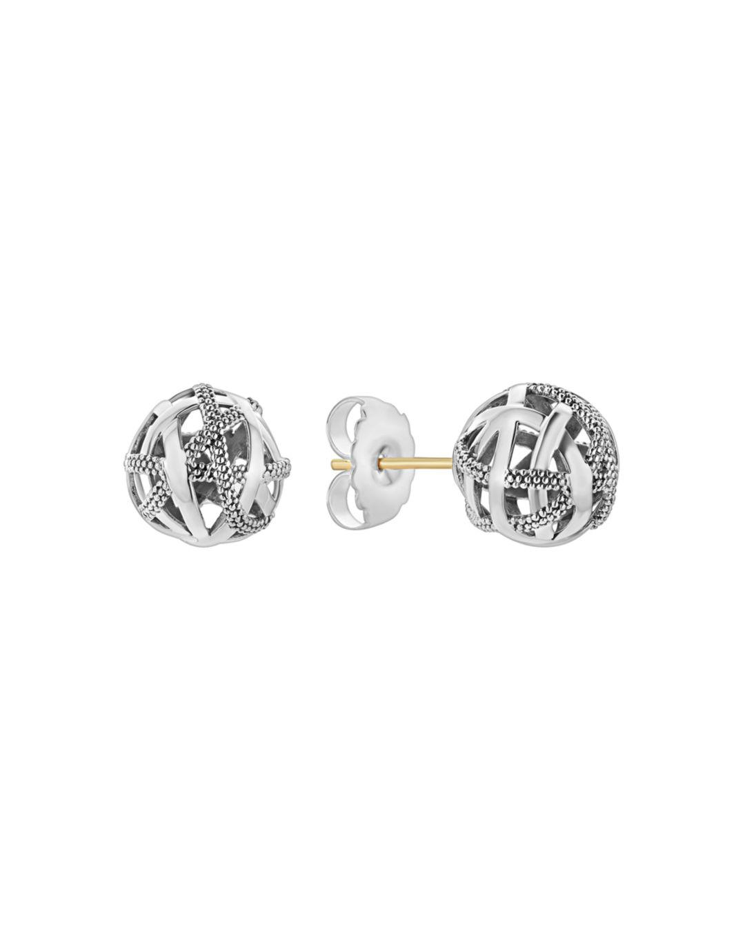 Womens Lagos Signature Gifts Beaded Ball Stud Earring photo Womens Lagos Signature Gifts Beaded Ball Stud Earring pictures
