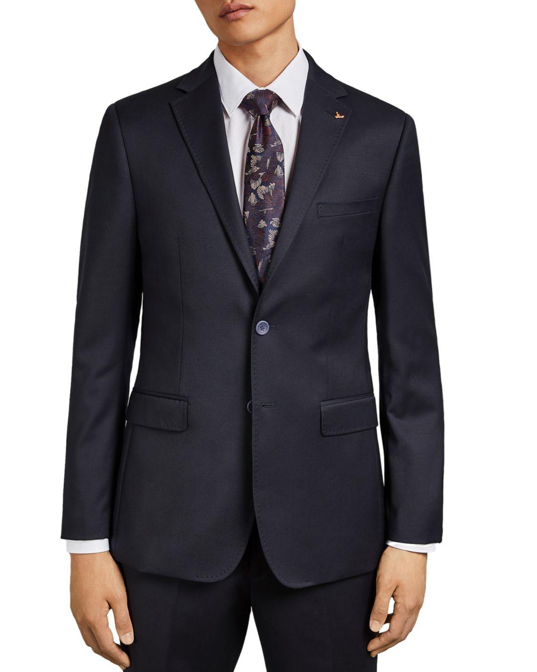 Ted Baker Endurance Two-piece Wool Suit in Blue for Men | Lyst