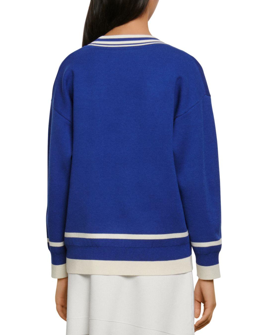 varsity style sweater