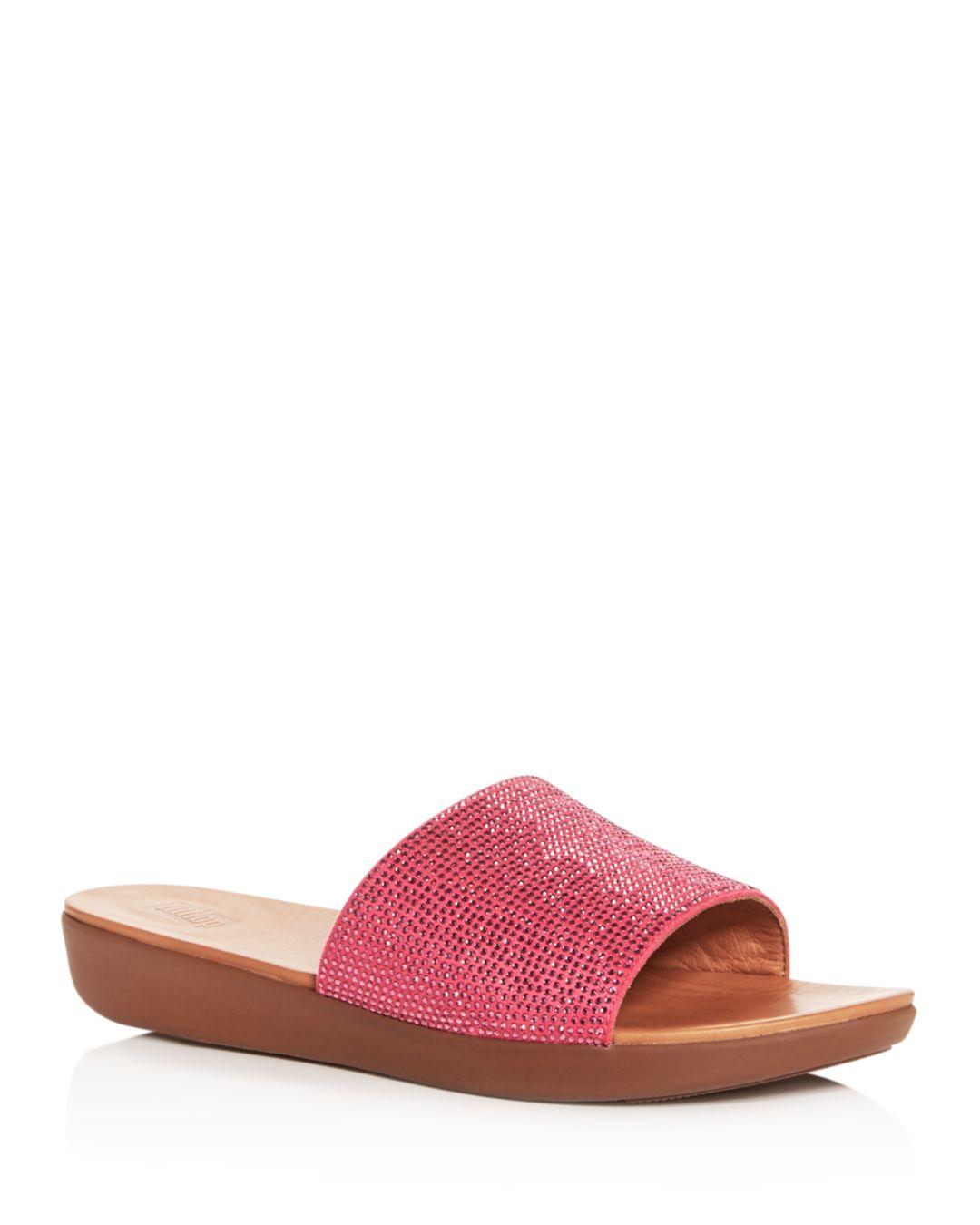 fitflop sola crystalled slide