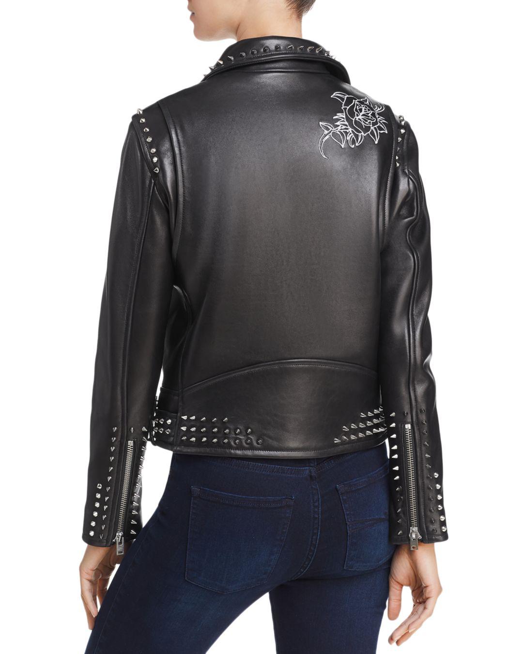iro studded leather jacket