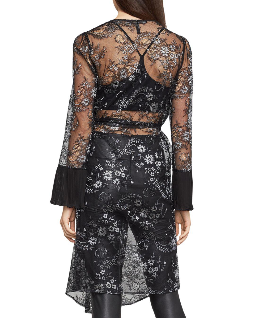 bcbg metallic top