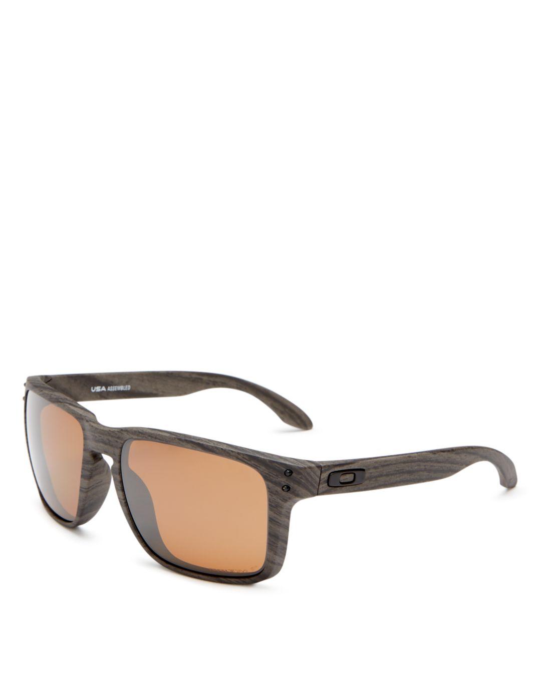 men's holbrook polarized rectangular sunglasses