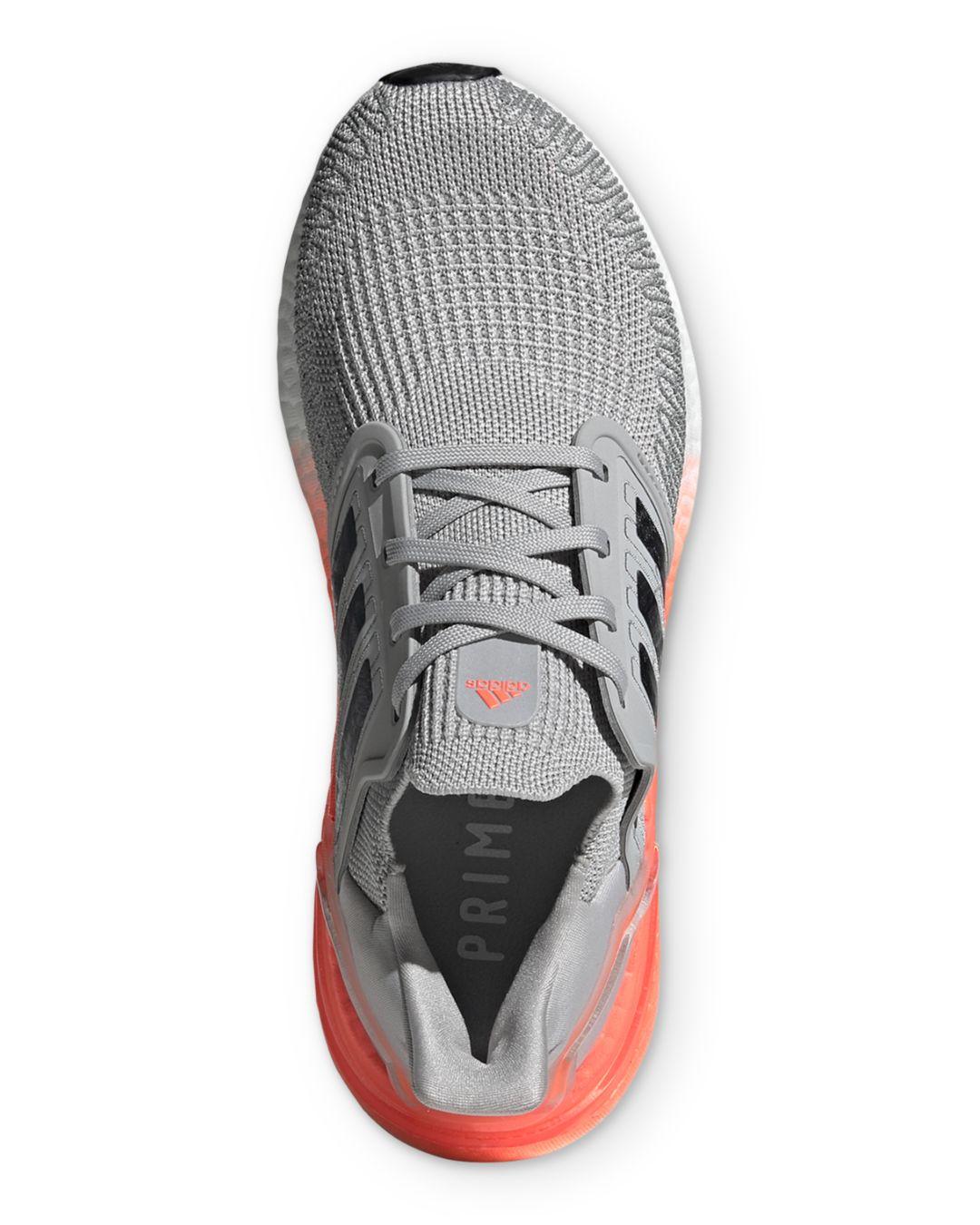 Adidas Women S Ultraboost Lace Up Sneakers In Grey Orange Gray Lyst